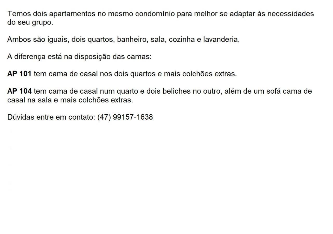 Apartamento Inteiro 2 Quartos Mobiliado Jaraguá do Sul 외부 사진